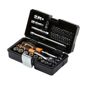 Coffret à douilles 1/4" - 40 pièces