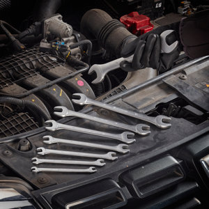 Jeu de 8 clés plates tête désaxée MT144