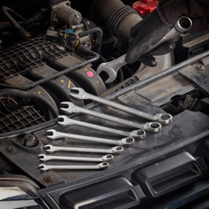 Jeu de 8 clés mixtes tête désaxée