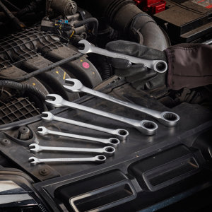 Jeu de 7 clés mixtes tête désaxée (MT153)