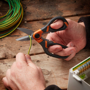 Ciseau électricien avec poignée ergonomique 16cm