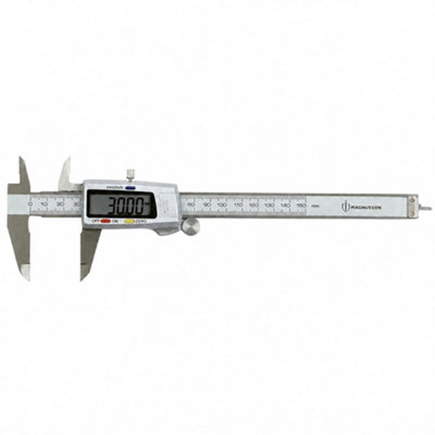 Pied à coulisse numérique Magnusson longueur de mesure 0 à 150 mm précision 0 02 mm en acier inoxydable