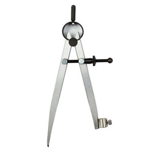 Compas 150 mm (MS34) en acier L. 195x l. 75x H. 18 mm