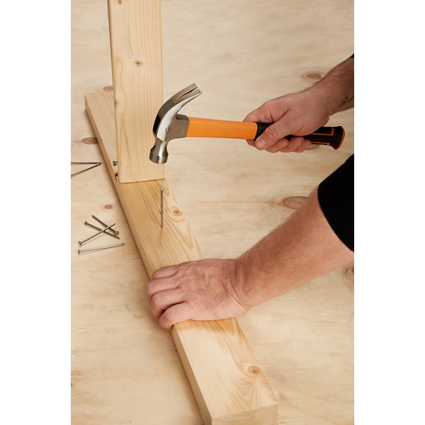 Bosch Marteau Arrache-Clou 340g - Acier Carbone Dur, Manche Softgrip, Faibles Vibrations Pour Bricolage Précis