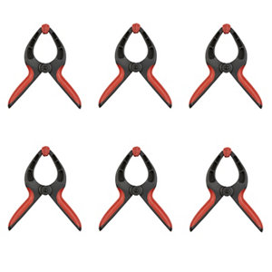 Lot de 6 pinces de serrage à ressort - GR44