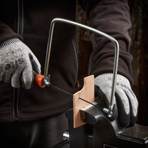 Scie à chantourner 165 mm, en acier trempé