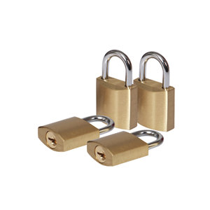 Lot de 4 cadenas à clé 20 mm ⌀ 3,3 mm