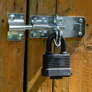 Cadenas étanche 3 clefs