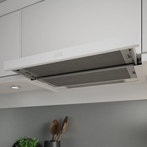 Hotte tiroir blanche - L.60 cm