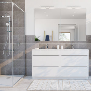 Carrelage mural "Cimenti" gris - l. 25 x L. 40 cm