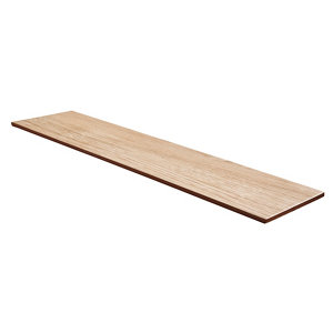 Carrelage de sol intérieur "Guigliano" beige - l. 15 x L. 60 cm