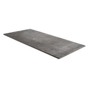 Carrelage de sol intérieur "Konkrete" gris anthracite - l. 30,7 cm x L. 61,7 cm
