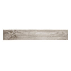 Carrelage de sol intérieur "Cotage Wood" gris - l. 20 x L. 120 cm