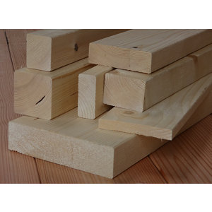 Tasseau en sapin  brut 2,40 m - section 63 x 38 mm