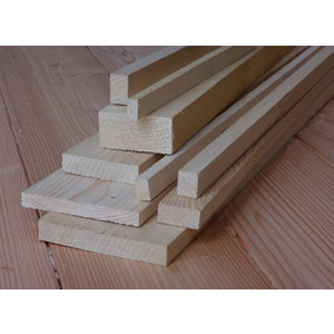 Lot de 4 tasseaux sapin brut L. 2400 x l. 50 x Ép. 47 mm