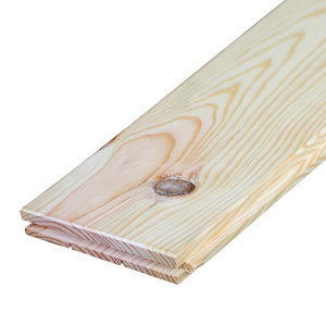 Plancher en pin maritime déclassé brut - L. 2 m x l. 14 cm x Ép. 21 mm