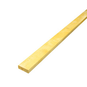 Lot de 8 tasseaux en bois d'épicéa l. 2,40 m - section 38 x 22 mm