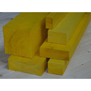 Chevron en bois d'épicéa L. 4 m - Section 75 x 63 mm