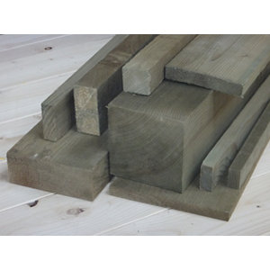 Tasseau en bois d'épicéa L. 2,40 m - Section 38 x 22 mm