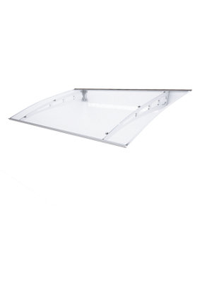 Auvent alu et polycarbonate Basic plus 140 x 90 cm - vue 2