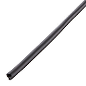 Lot de 6 joints universels adhésifs pelables noirs - L. 6 m x l. 11 mm