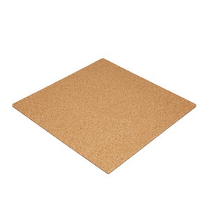 Lot de 4 plaques de liège + caoutchoucs