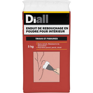 Enduit de rebouchage en poudre 5 kg