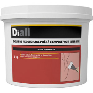 Enduit de rebouchage en pâte 5 kg