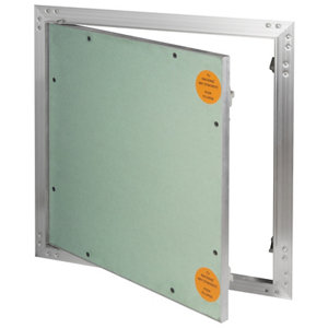 Trappe de visite aluminium à carreler 50 x 50 cm système "PUSH"