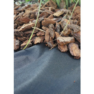 Rouleau anti-mauvaise herbe noir 3 x 3 m