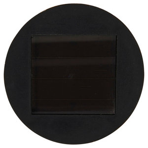 Balise solaire extérieure noir longue RVB LED intégrée