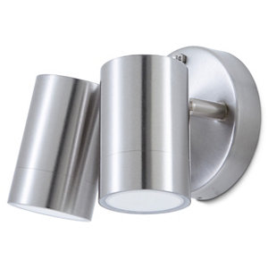 Applique LED  2 têtes chrome IP44 "Candiac"