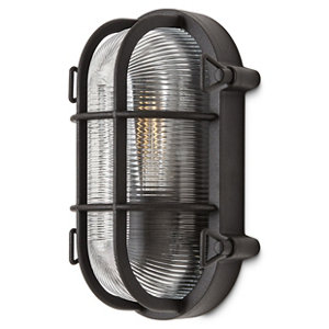 Applique noir IP44 "Clermont"