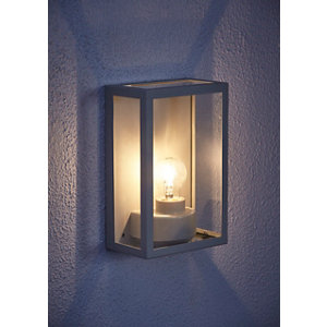 Applique  gris IP44 "Oshawah"
