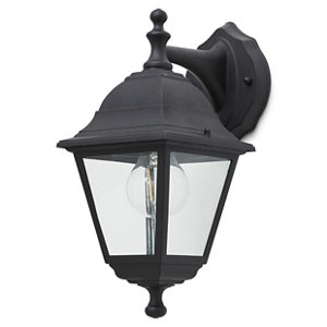 Applique descendante IP44 "Varennes" - Noir