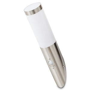 Applique à détection chrome IP44 "Hollis"