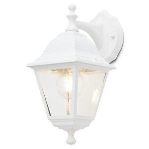 Applique descendante  blanc IP44 "Varennes"