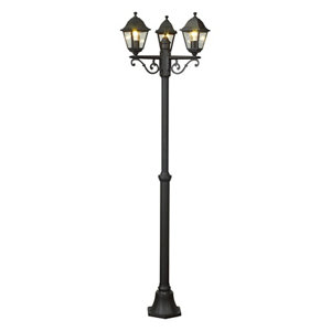 Lampadaire 4 faces "varennes" - Noir