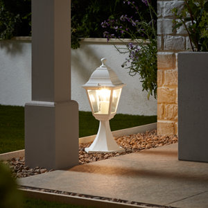 Borne blanche 4 faces "varennes"