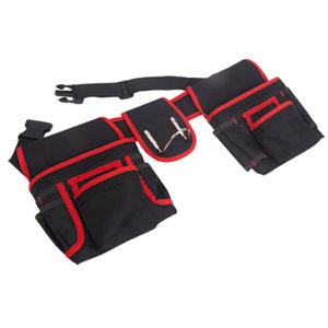 Ceinture porte-outils en nylon 2 poches