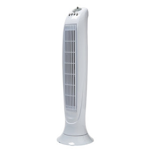 Ventilateur colonne blanc 86 cm - 60 W