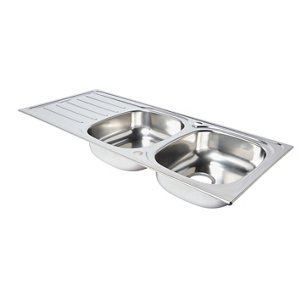 Évier inox " nakaya" - 2 cuves