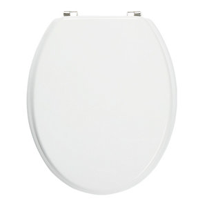 Abattant wc en bois moulé "Palmi" - Blanc