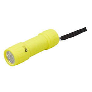 Mini torche plastique jaune LED 20 lm jaune