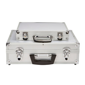 Lot de 2 mallettes en aluminium 32 et 43 cm