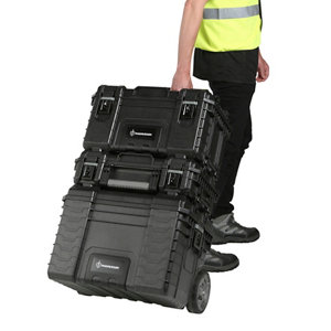 Boîte de rangement composable moyen format