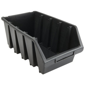 Bac organiseur noir grand 10 L - 15,5 x 20,4 x 34 cm