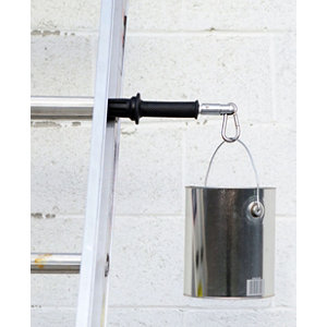 Bras à crochet pour échelles coulissantes et transformables