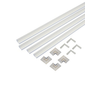 Baguette de finition universelle pour escalier escamotable