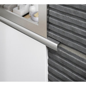 Listel aluminium mat 10 mm le listel - H. 10 mm